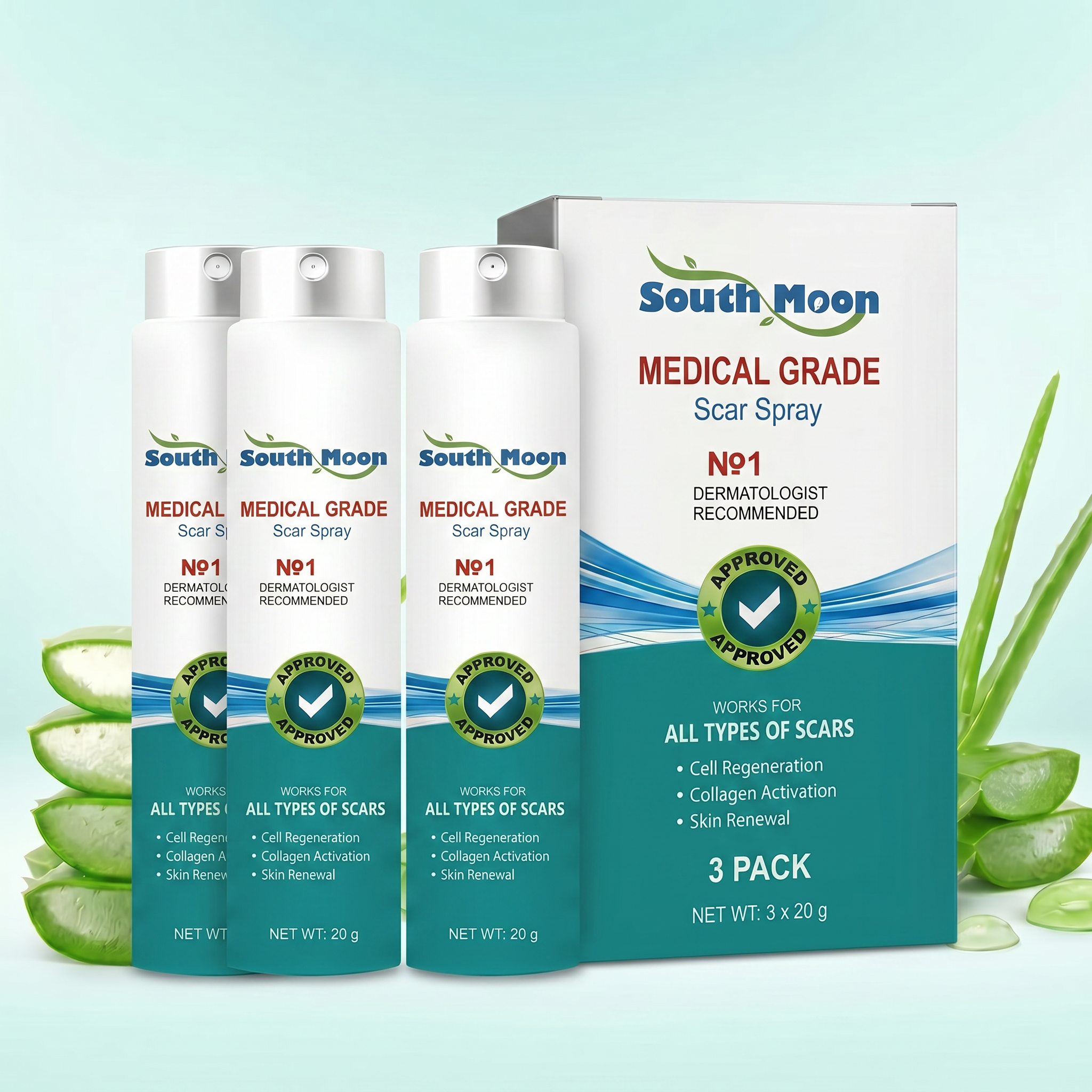 South Moon Daily Scar-Care Spray